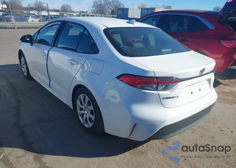 2025 Toyota Corolla Le from USA, damaged, VIN 5YFB4MDE1SP332483